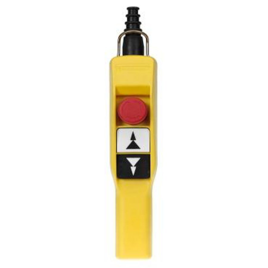 Hangende drukknopkast pistoolgrip 2 drukknoppen/1 XAC-A