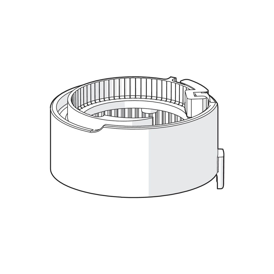 Temperature adjustment limiter, max 38gr.C