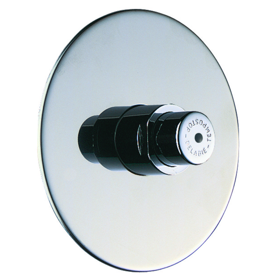 Urinoir inbouwdrukspoeler 1/2 chr.rozet Ø130mm