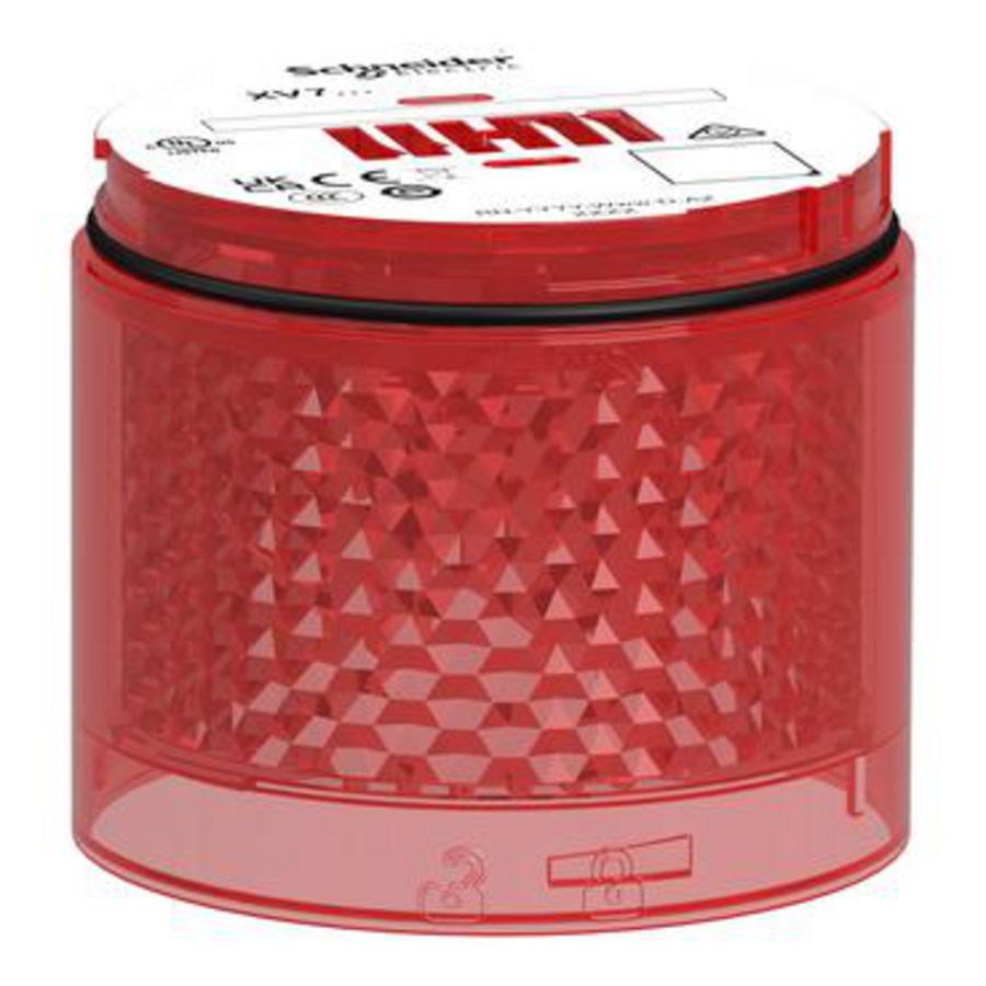 Harmony XVB7 - diam.70 mm - Lichtmodule - Rood - Roterend -