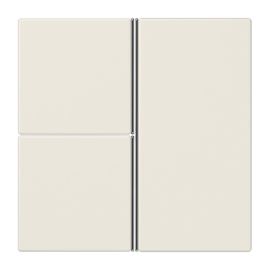 Tastafdekking 3-voudig pijl compleet LS wit KNX