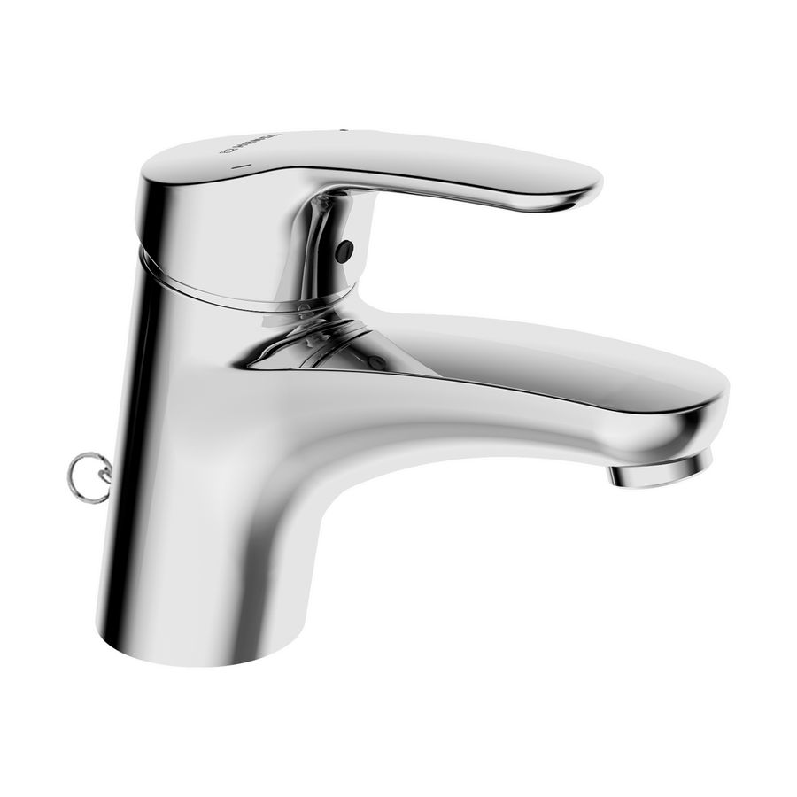 Mix wastafelmengkraan vaste uitloop m.ketting 10mm pijp