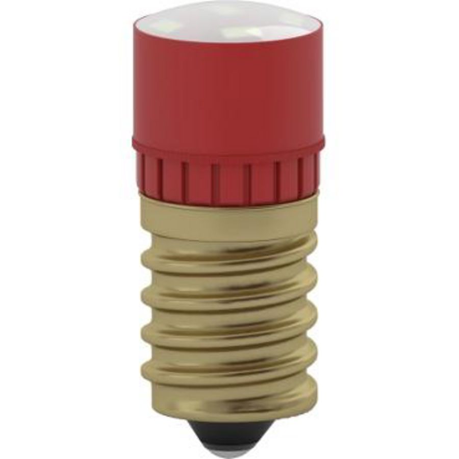 E14 LED Lamp 250V AC Rood Mureva Styl