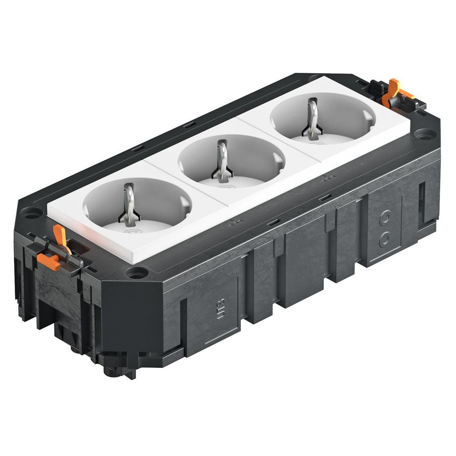 Univers. drager Connect GST18 VDE, 3v. Wit 165x76x45