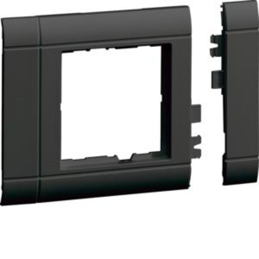 Afdekraam 50mm universeel halogeenvrij zwart