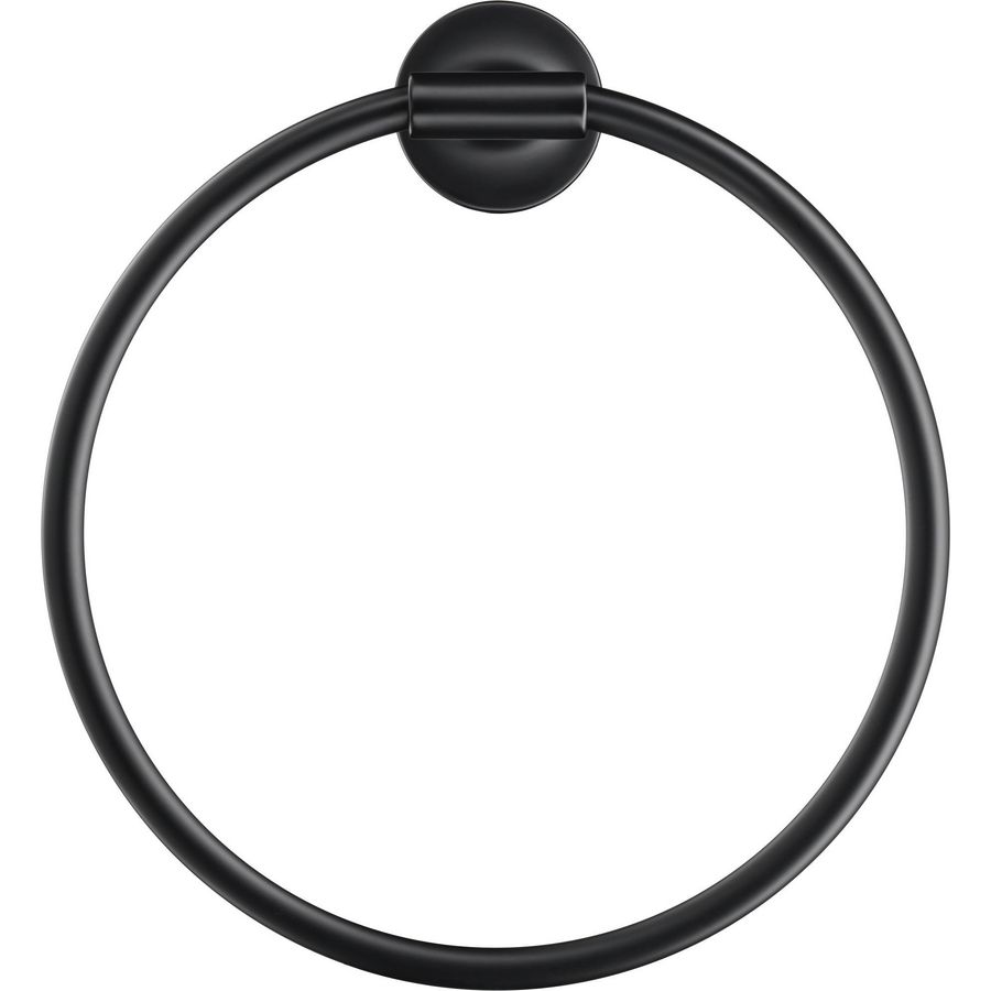Starck T Handdoekring 210x73x228mm Zwart mat