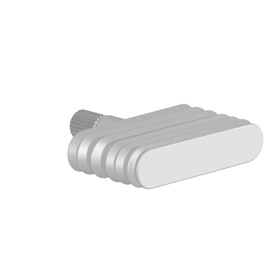 Greep ovaal golf 46X43,5X11mm-LG gebor