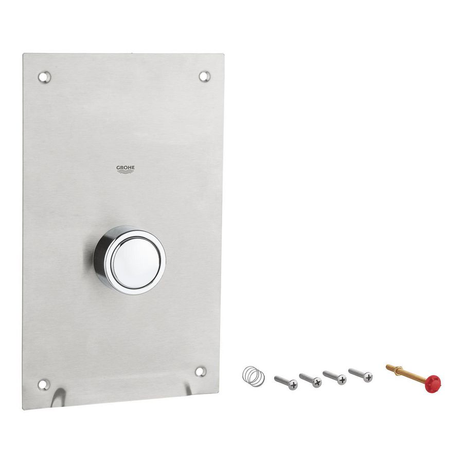 Dal bedienings-afdekplaat chroom v.closetspoeler