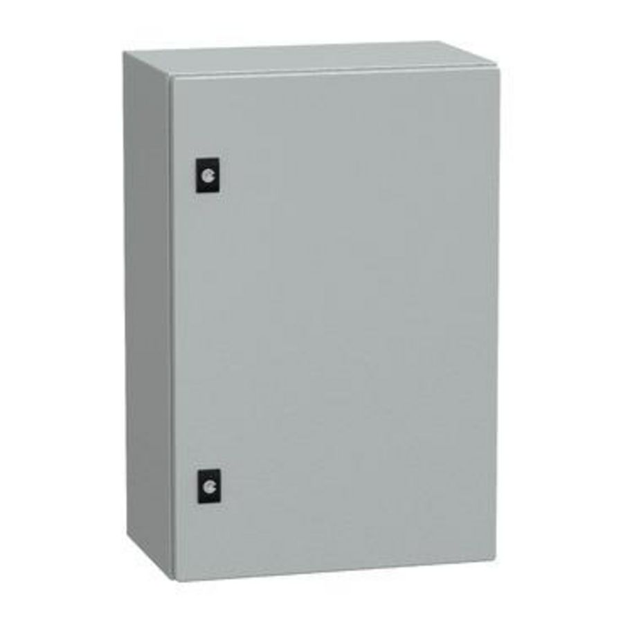 Deur 600x400x250mm IP66 / IK10 RAL7035 Spacial CRN