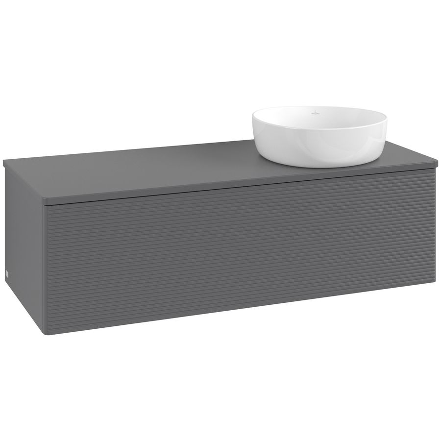 Wastafelonderkast Antao 1200x360x500mm Antr. Matt Lacquer L34150GK
