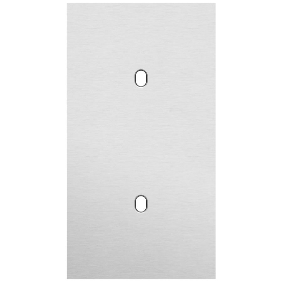 Tweevoudige afdekpl. verticaal 71mm centerafstand twee enkel