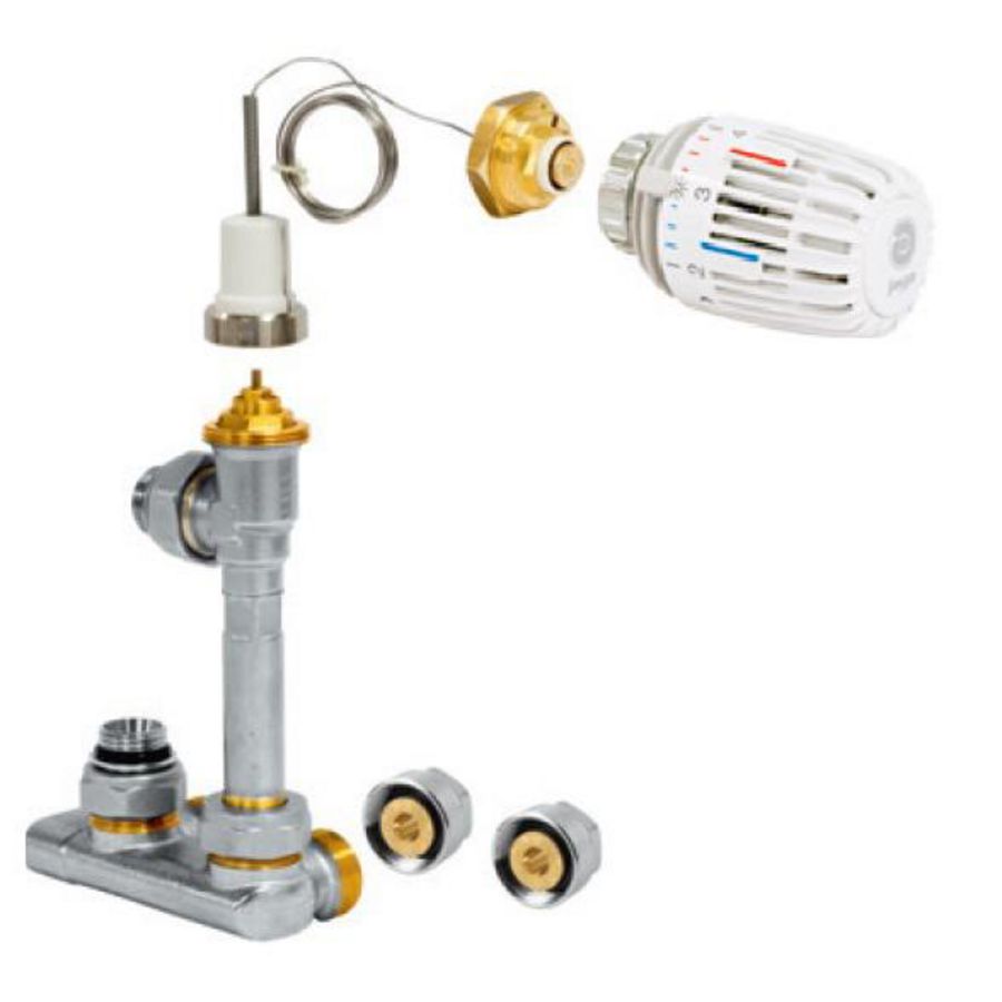Aansluitset 115 crs haaks 3/4"ec hc fe/cu14/1