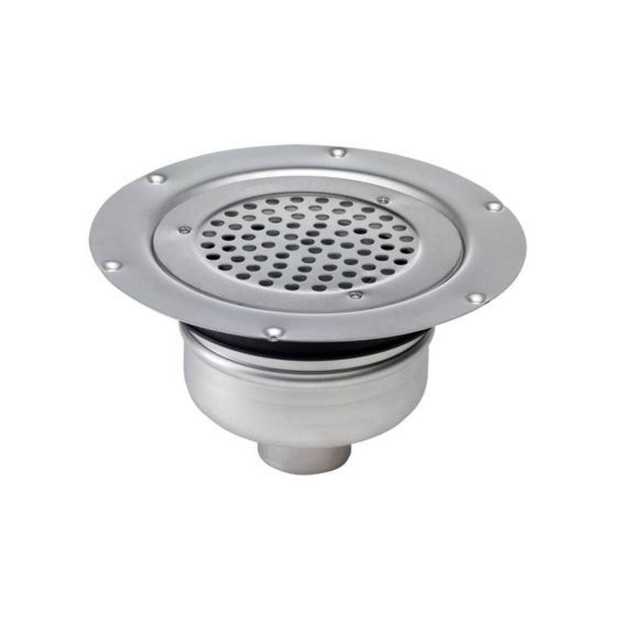 VloerputRVS304 d155 mm ou 50 mm ws50 vinyl geschr rooster ve