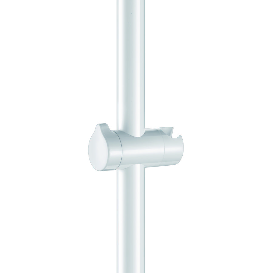 Glijstuk v. handdouche nylon wit voor glijstang 32mm