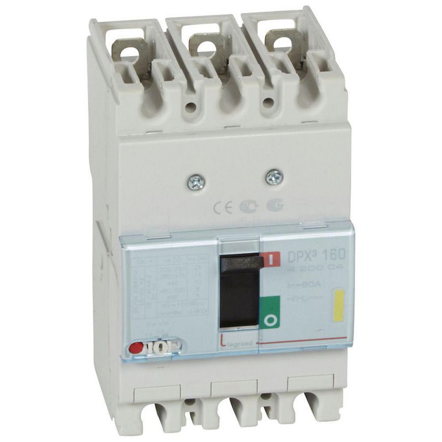 Vermogenschakelaar 160 Thermomagn. 80A 3-polig 16kA DPX3
