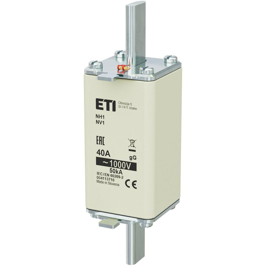 Zekering NH1/85 gG 40A/1000V 4113710 VVE=3