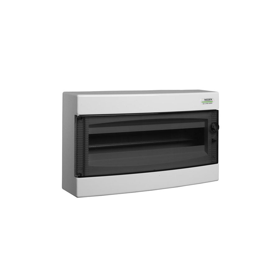 Installatiekast transparant deur opbouw IP40 1 rij PNS 18T