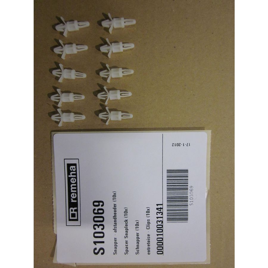 Set a 10st. snapper - afstandhouder S103069