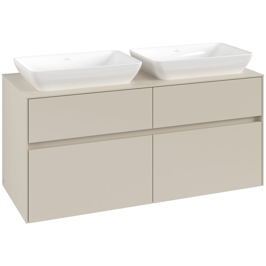 Wastafelonderkast Collaro 1200x548x500mm Cashmere Grey C11500VN
