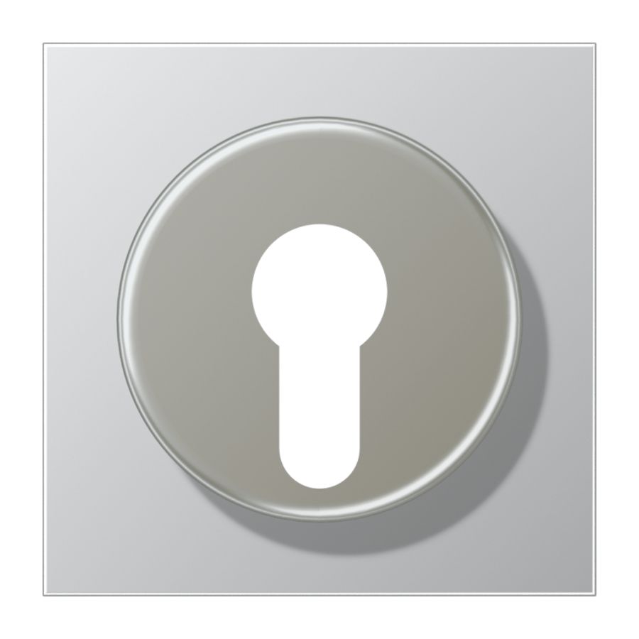 Afdekking aluminium voor sleutelschak. LS