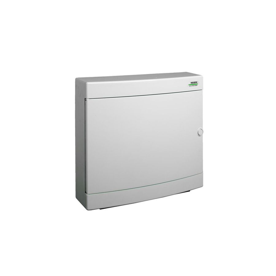 Installatiekast plastic wit deur opbouw IP40 2 rijen 2x18