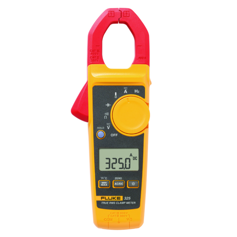 Stroomtang 400A AC/DC TRMS met temperatuur
