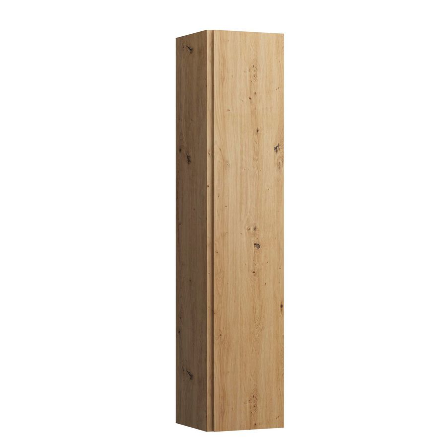Hoge kast 35 5x35 5x165 1deur scharnierRe Redraaien wil. Oak