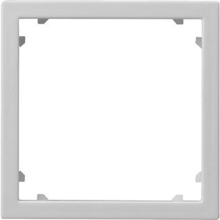 Adapterraam vierkant 45x45mm System 55 grijs m