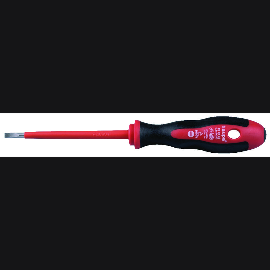 Schroevendraaier sleufkop 4x0,8x100mm L 210mm VDE 1000V