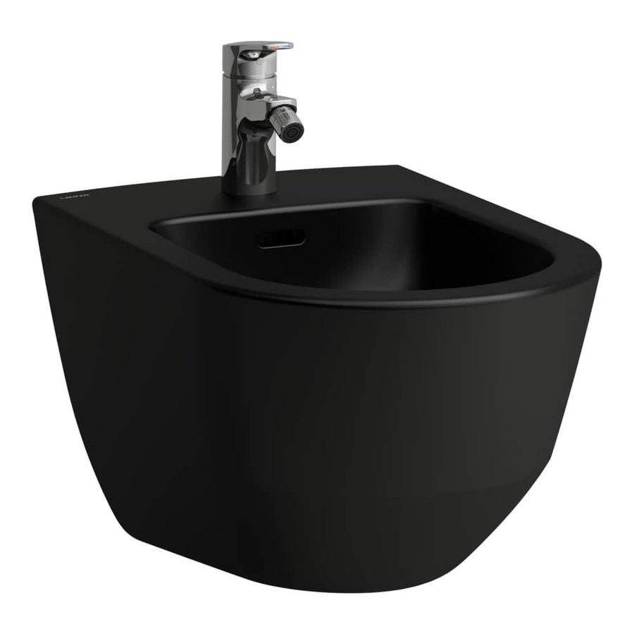 Wall-hung Bidet 530x360x335mm Black Matt H8309527163021