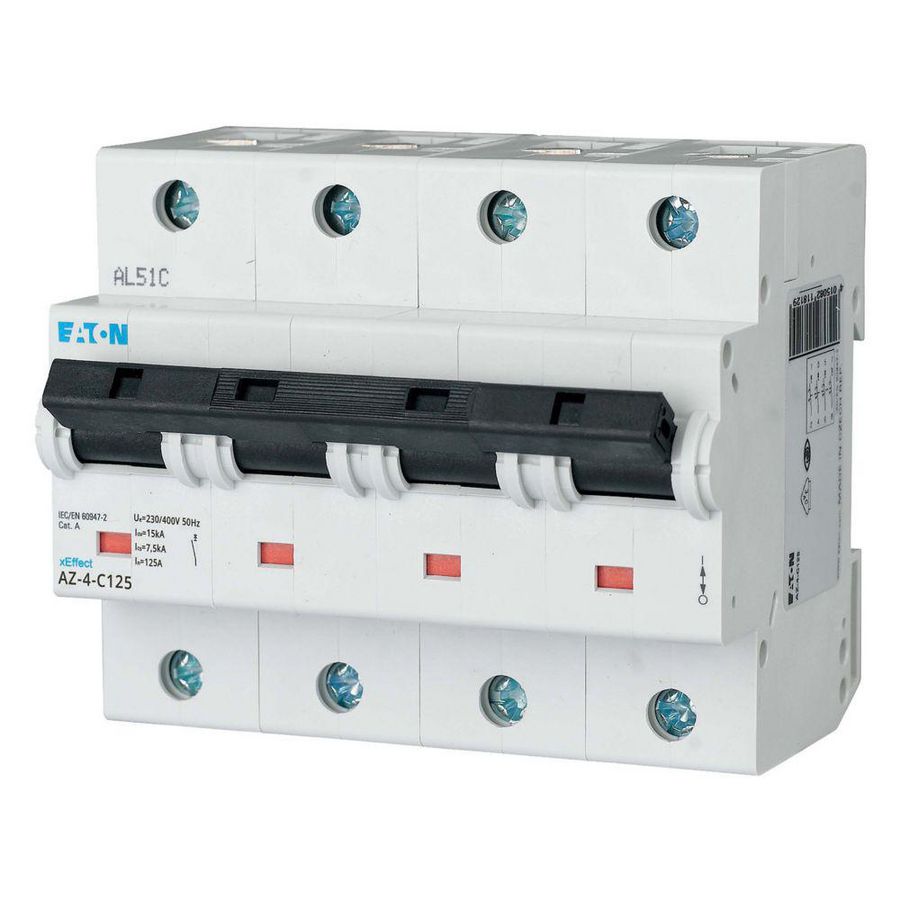 installatieautomaat (MCB) AZ C-karakteristiek 125A 4-polig 15kA