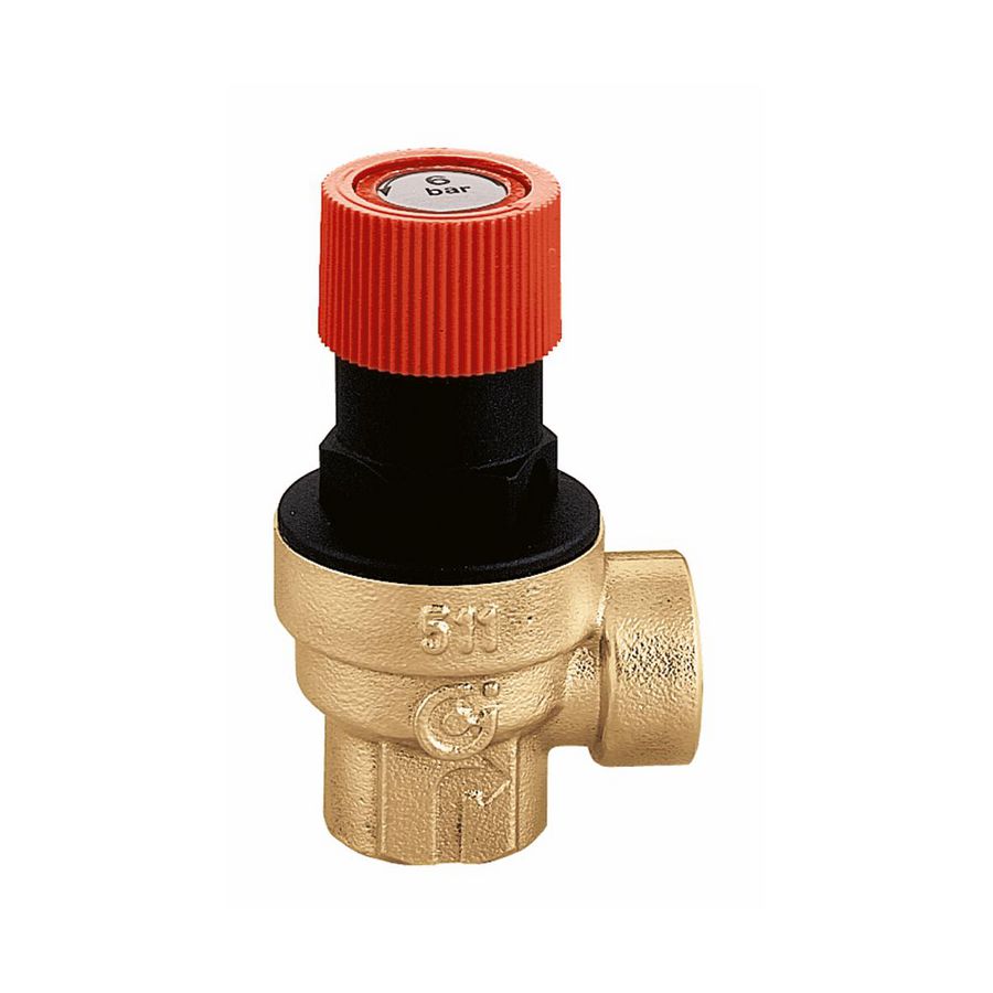 Overstortventiel 1/2"bn 1,5 bar