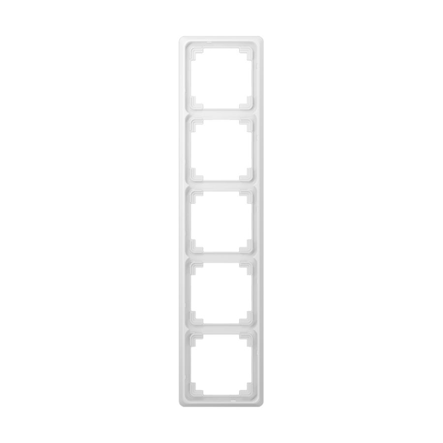 Afdekraam alpin wit 5-voudig CD-plus