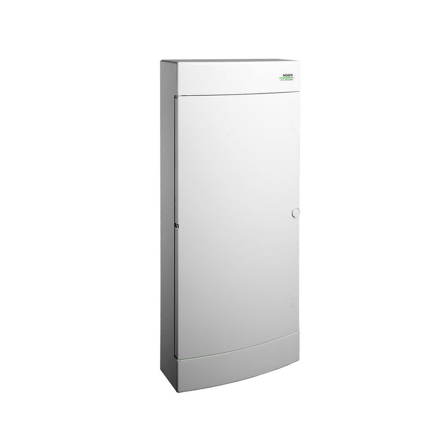 Installatiekast plastic wit deur opbouw IP40 4 rijen 4x12