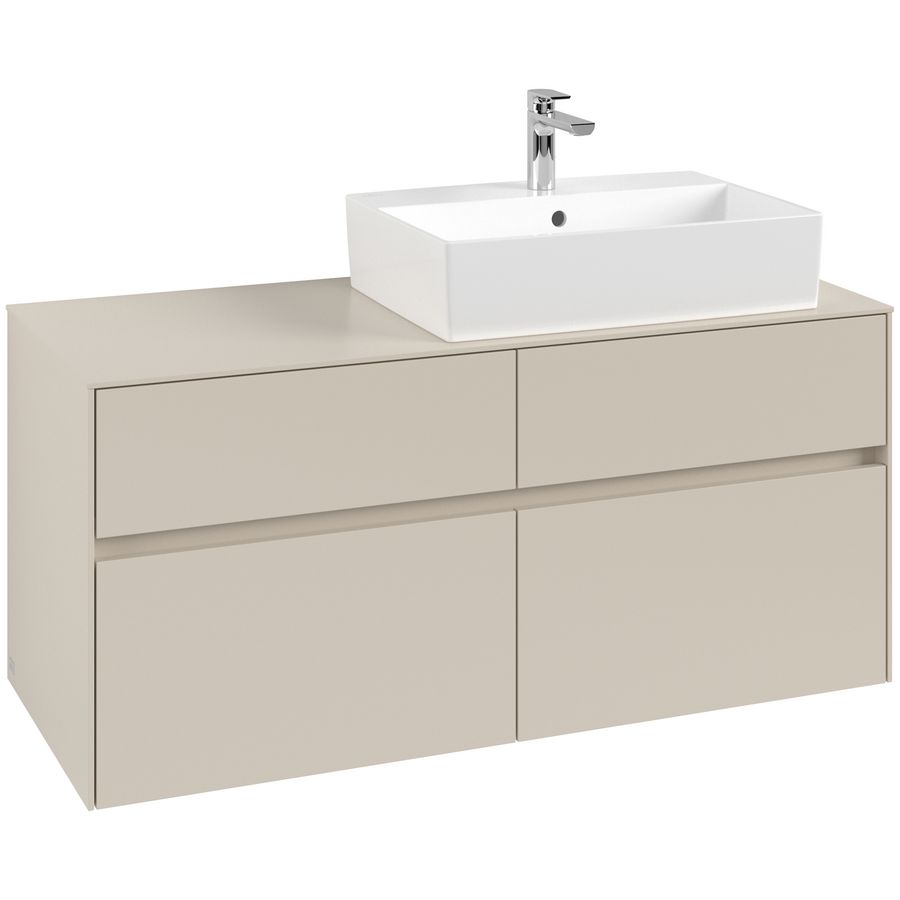 Wastafelonderkast Collaro 1200x548x500mm Cashmere Grey C13000VN