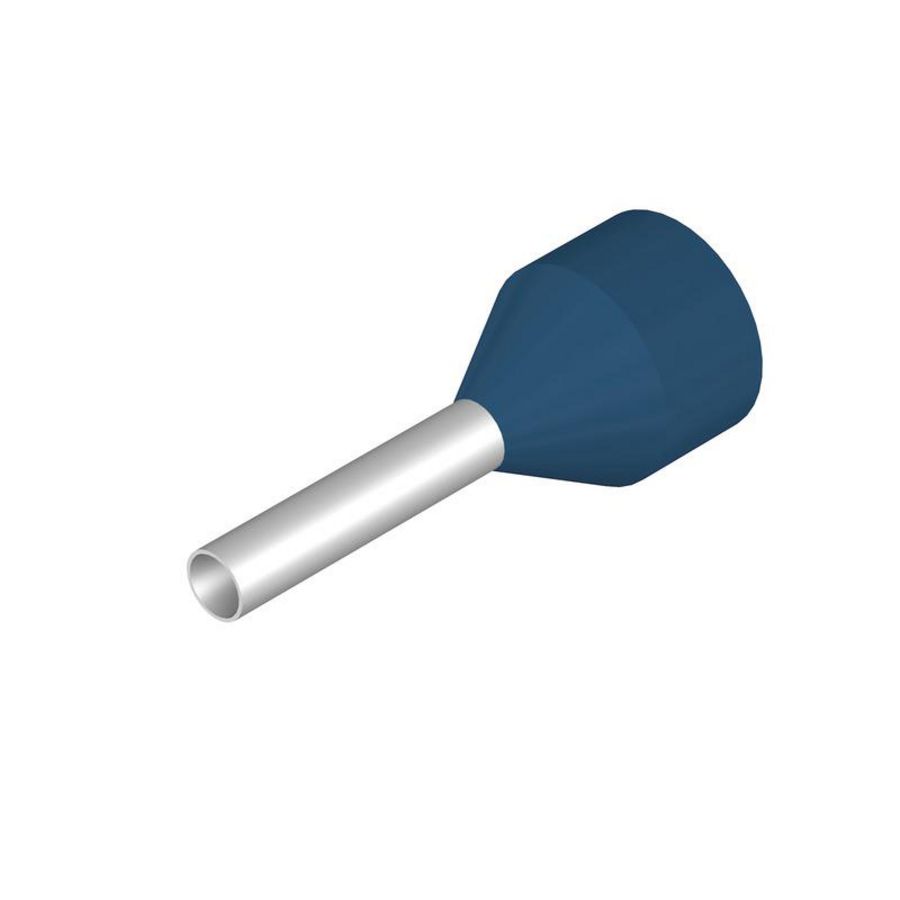 Adereindhuls 2.5mm² Stripping l: 17mm blauw VVE=100
