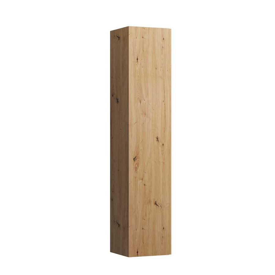 Hoge kast wild eiken 35x33x165cm (lxbxh) linksdraaiend Lani