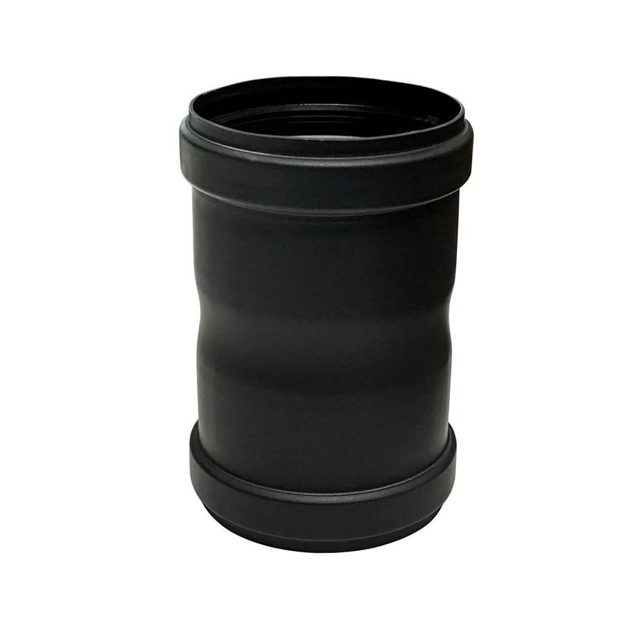 PK Ø80mm Verloop vrouwelijk-vrouwelijk zwart