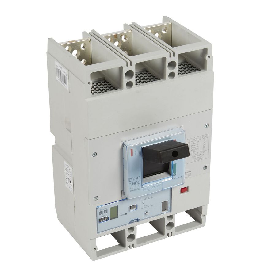 Vermogensschakelaar 1600 elek S2 3P 1250A 36kA 400V DPX3