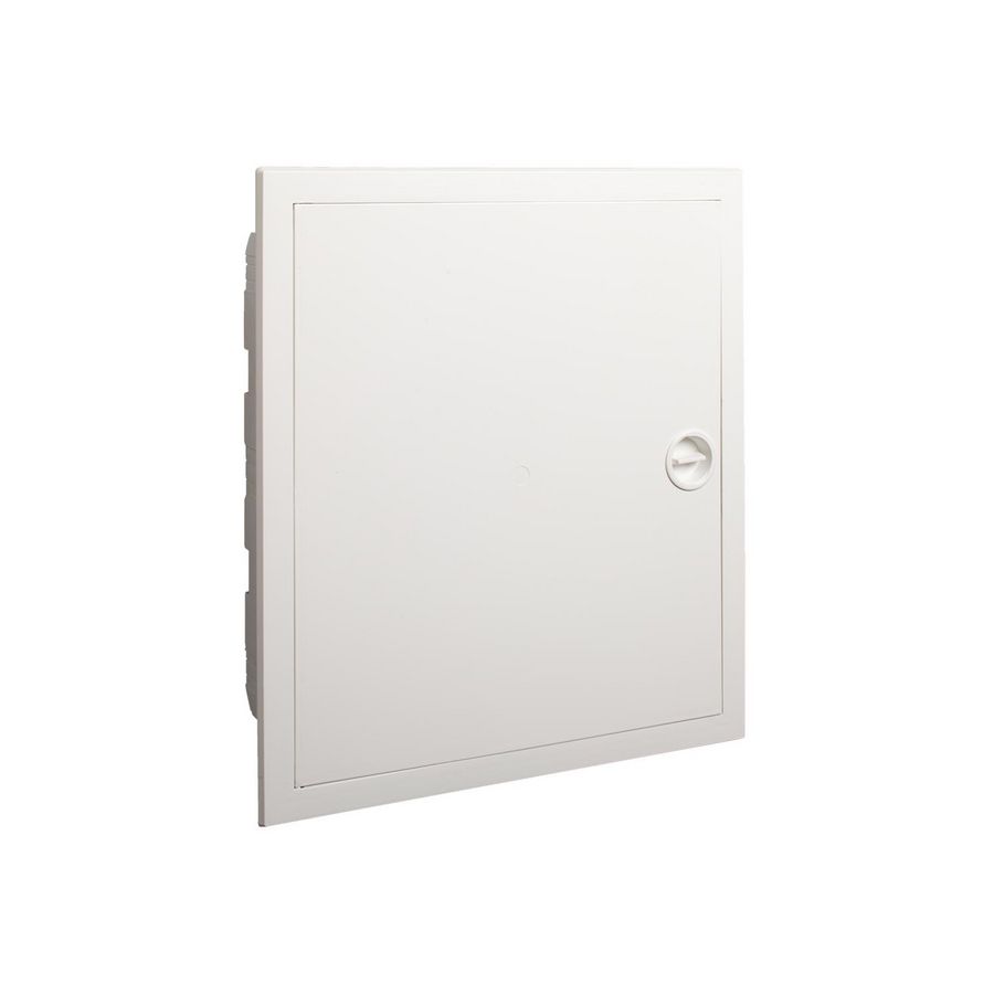 Installatiekast kunststof vlak wit deur IP40 2 rijen