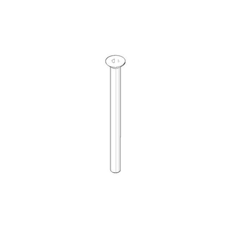Bevestiging Verzonken schroef met binnenzeskant M6x80mm