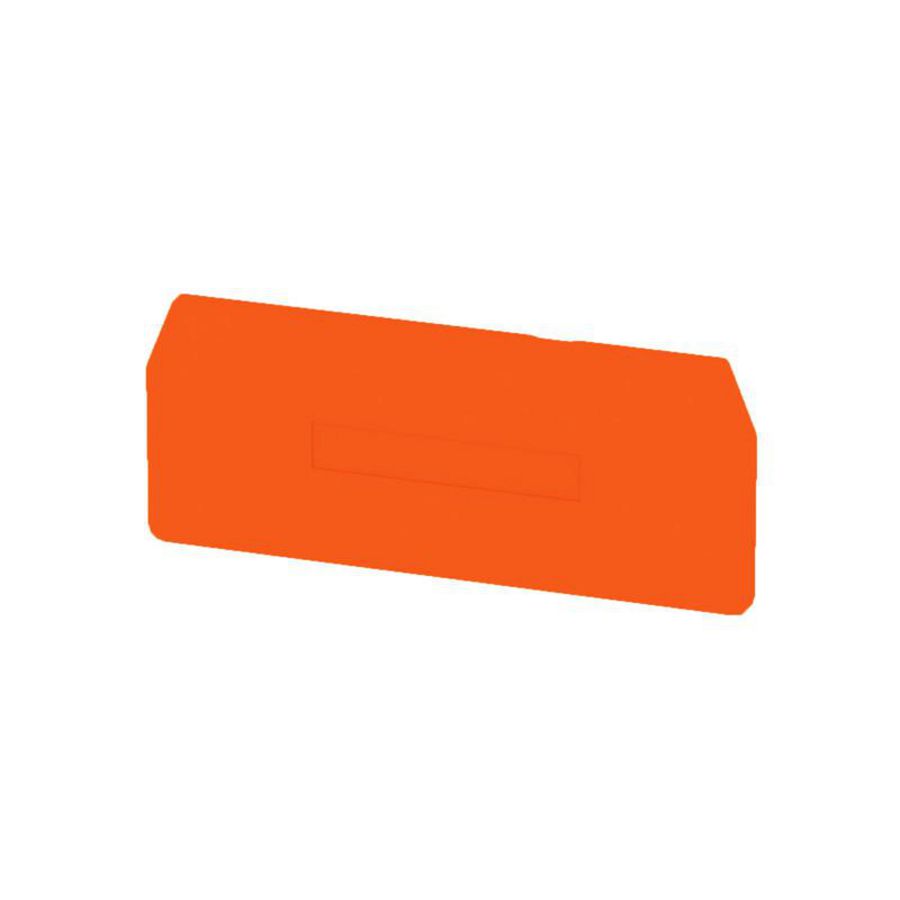 Afsluit- eindplaat oranje h:90mm b:2mm V-0 W VVE=20