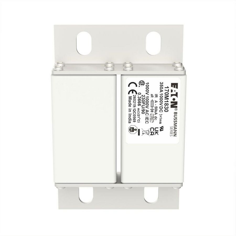 Zekering hoge snelheid 350A DC 1000V 50kA 230 24x78x VVE=6