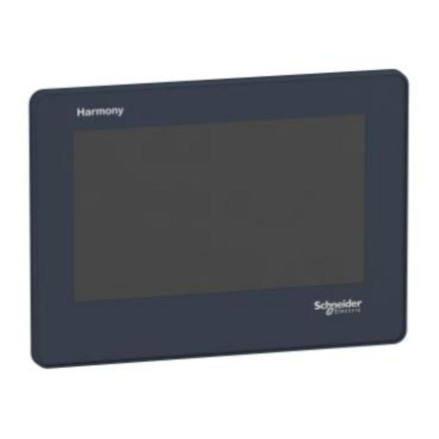 Touchscreen paneel 4,3" RS-232 klemmenblok Magelis STO&STU