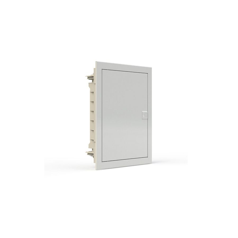 Installatiekast kunststof+wit metaal deur opbouw IP40 2 rijen