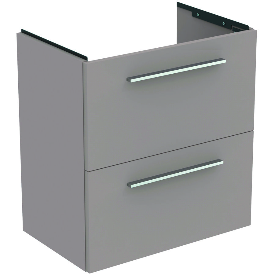 Wastafelmeubel I.LIFE-S 60cm 2x la mat lichtgrijs