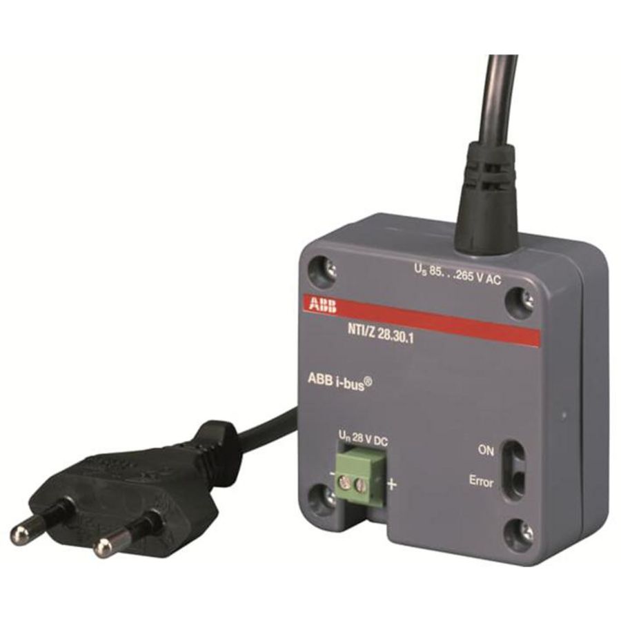 Inbedrijfnamevoeding KNX-componenten 28 V DC 30 mA (NTI/Z 28.30.1)
