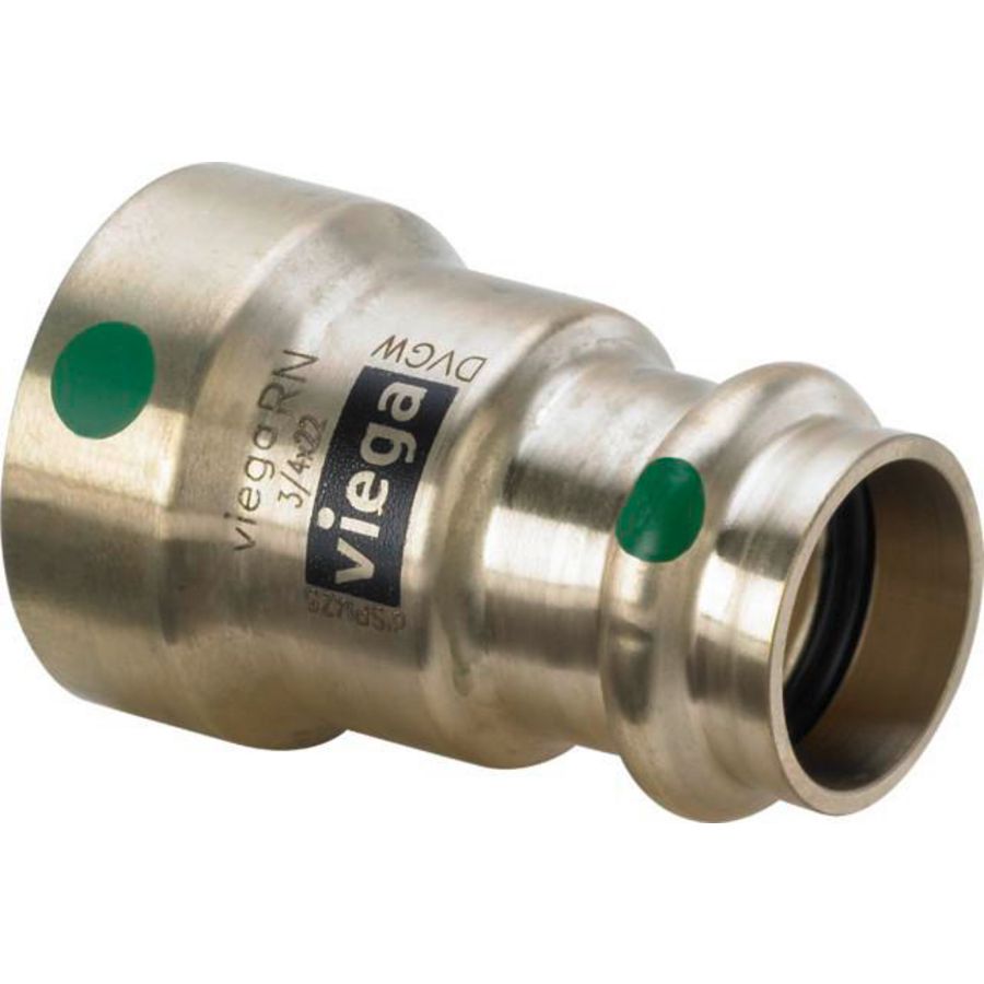 Overgangsstuk 1/2x15 siliciumbrons/blank VVE=5