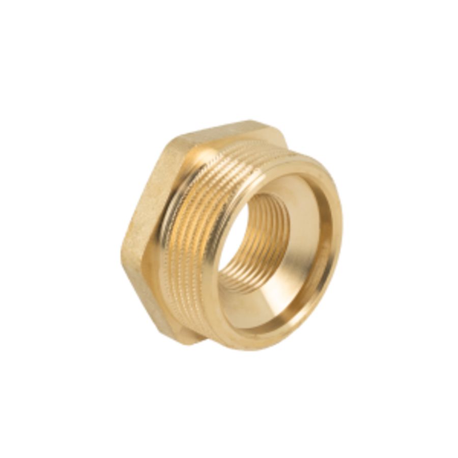 Verloopring messing 1.1/2" bt. x 3/4" bn.