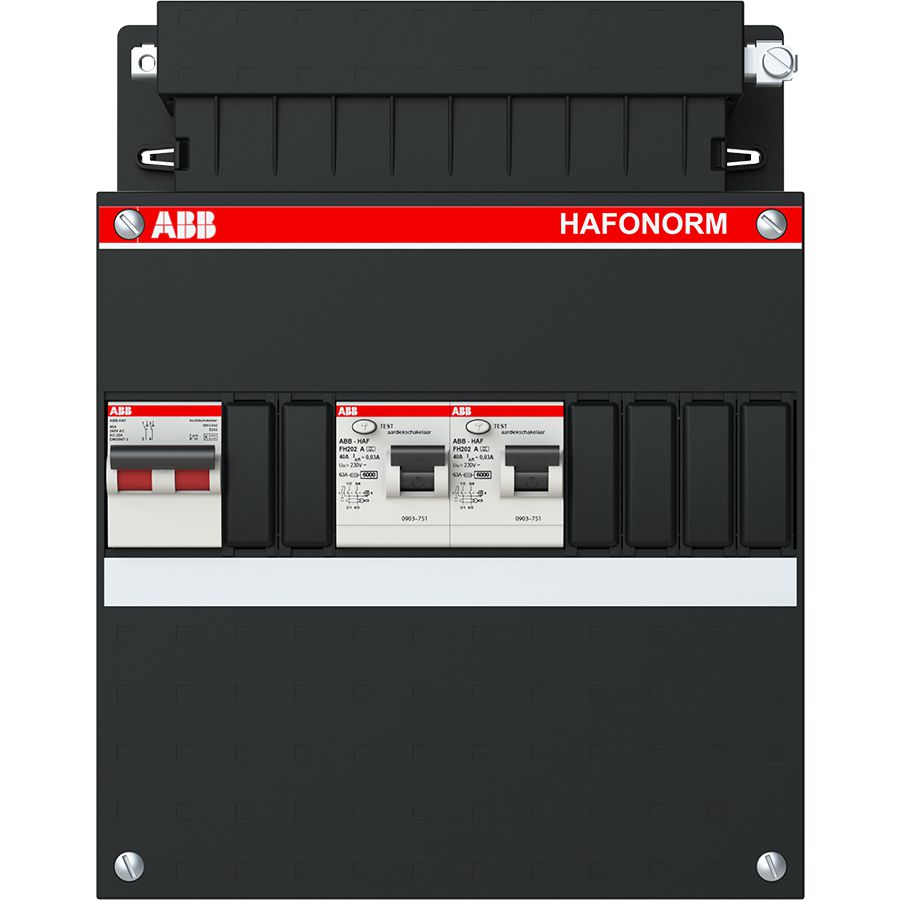 Groepenkast 2x 30mA achter HS 1-fase 220x220